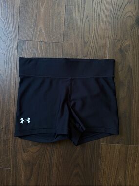Under Armour Women's Black Athletic Compression Bike Shorts